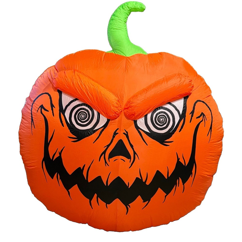 Gemmy Airblown Inflatable 6 ft Pumpkin LED Lighted Halloween Yard Decor